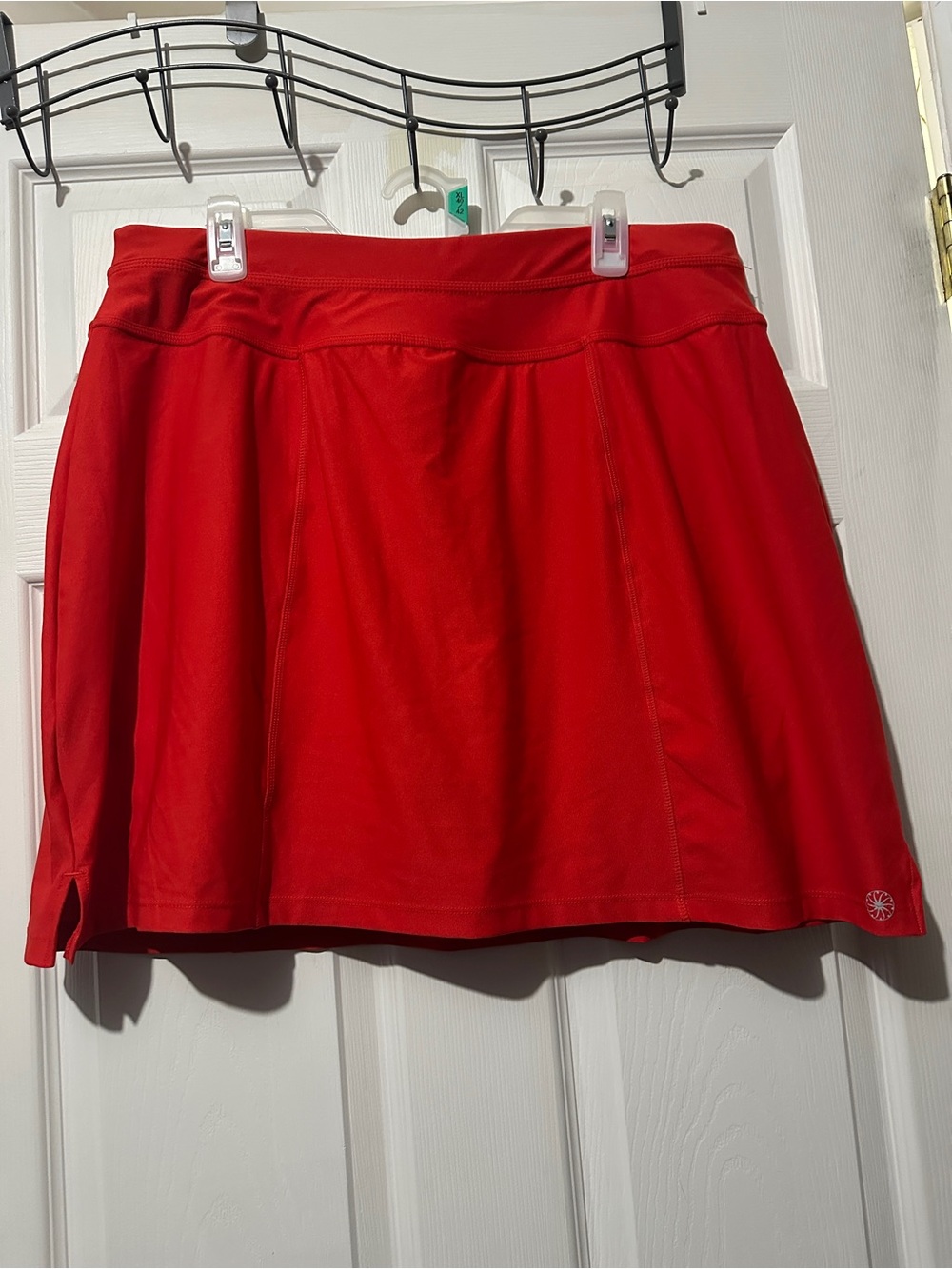 Full Beauty Sport by Woman Within Women's Red Active Skort with built in shorts